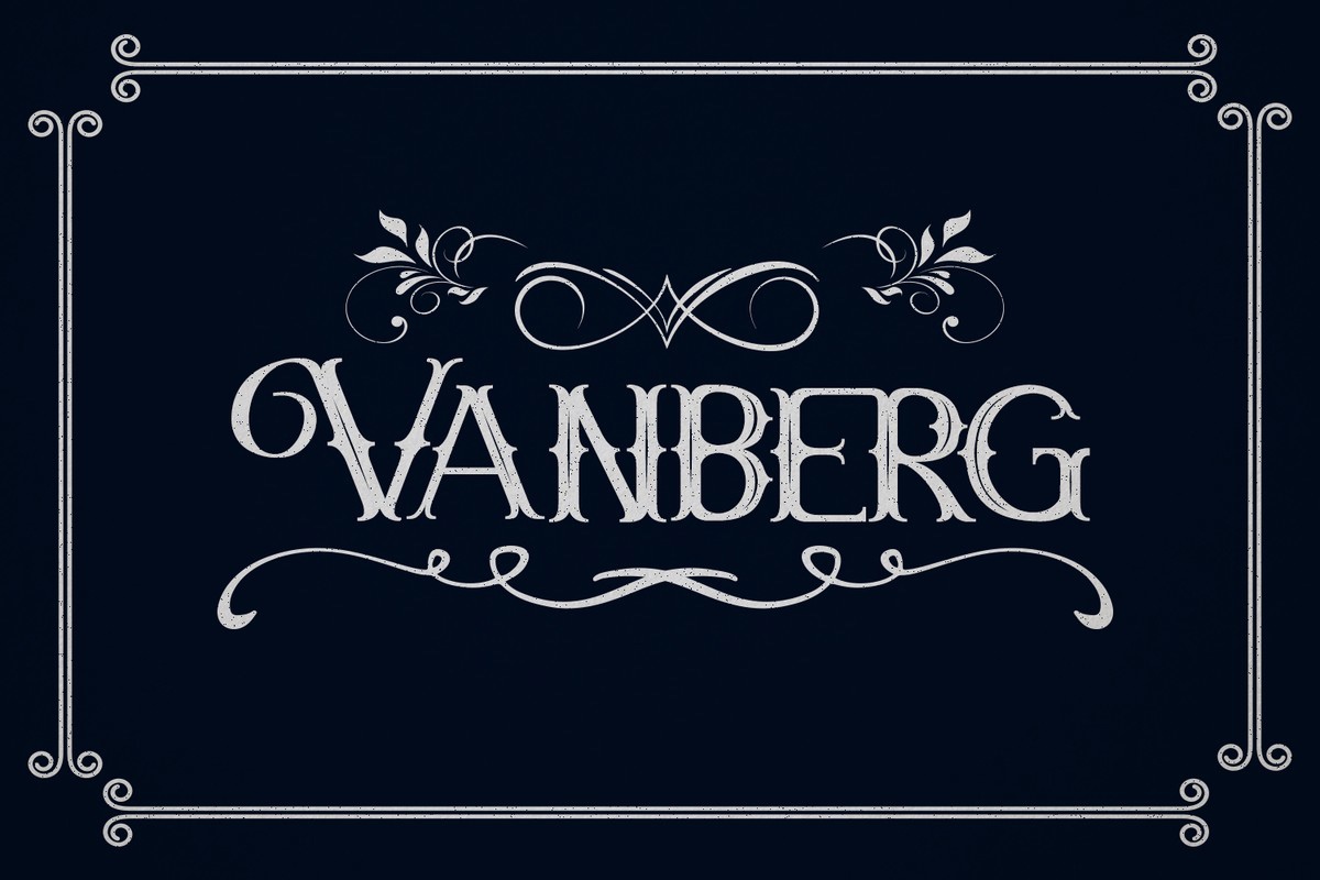 Schriftart Vanberg