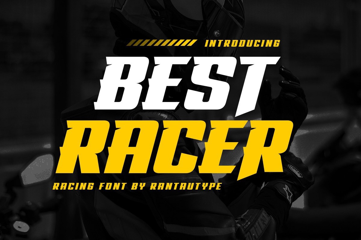 Schriftart Best Racer